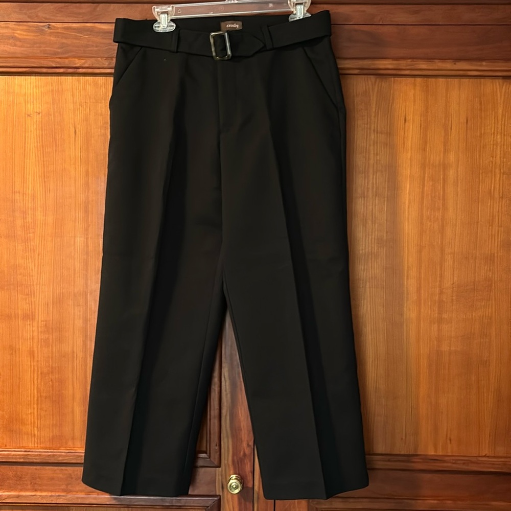 🎈🎈 Crosby wide leg crop with belt